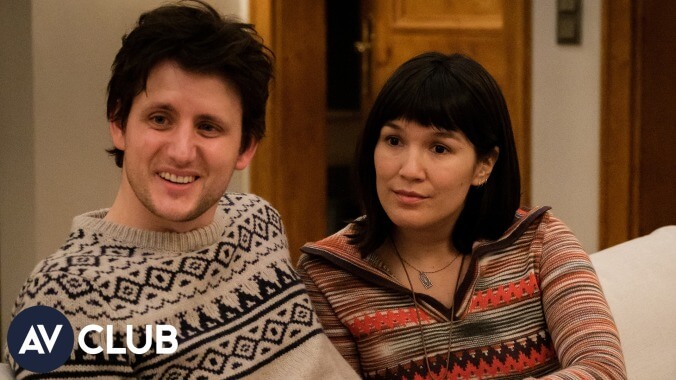 Zach Woods and Zoe Chao on playing foils in Downhill's climactic fight scene