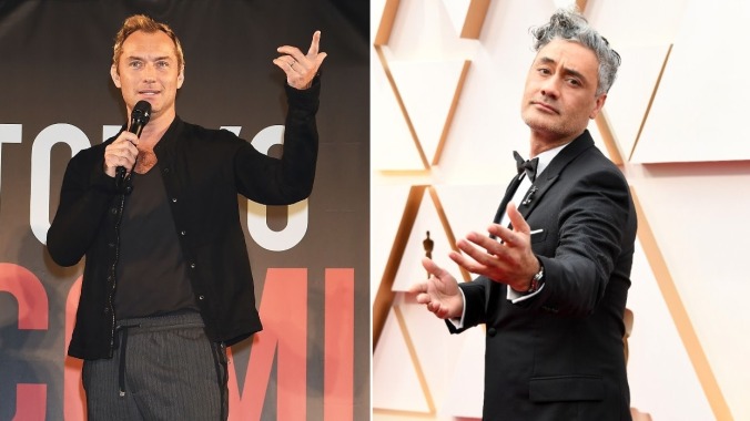 Jude Law and Taika Waititi are teaming up to really stick it to Hollywood auteurs