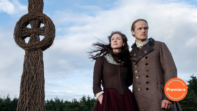 Outlander's season five premiere tells a different kind of love story with Jamie and Murtagh