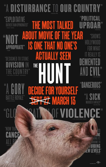 The Hunt has been uncanceled, will now hit theaters in March