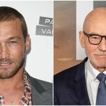 Learn about Andy Whitfield, the actor everybody thinks is a young Patrick Stewart with hair