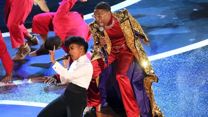 Janelle Monáe and Billy Porter open the Oscars with a snappy, reference-heavy musical number