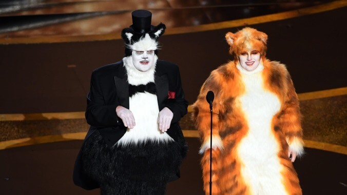 The VFX community didn't appreciate that Cats joke during the Oscars