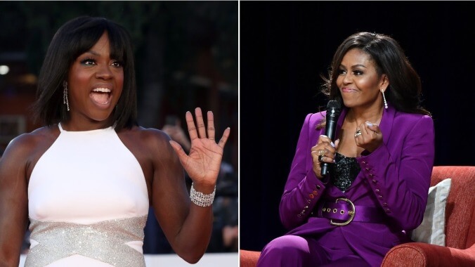 Showtimes向Viola-Davis-As-Michelle-Obama節目提供系列訂單第一位女士