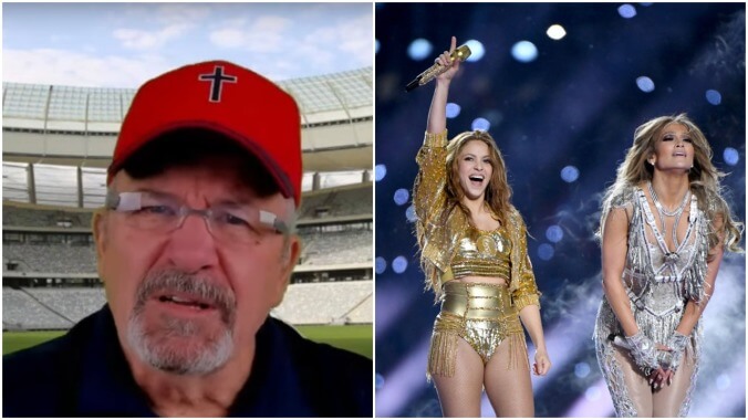 It sure sounds like this guy wants to sue the NFL because the halftime show made him horny