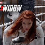 Black Widow infiltrates the big game in the Marvel movie's Super Bowl spot