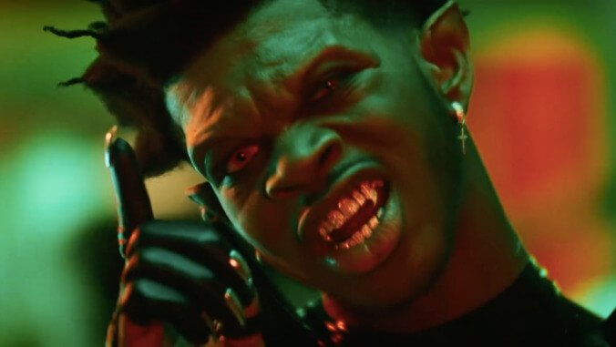 Lil Nas X is a vampire and Nas is Morpheus (we think) in their "Rodeo" music video