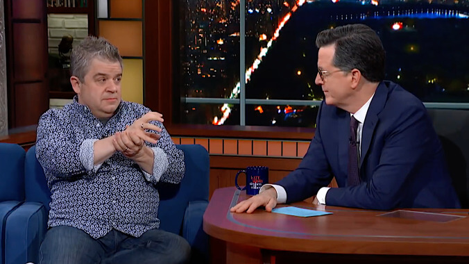 Patton Oswalt is left speechless at fellow geek Stephen Colbert’s Tolkien advice