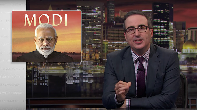 On the eve of Trump's India visit, John Oliver offers insight into India's Trump