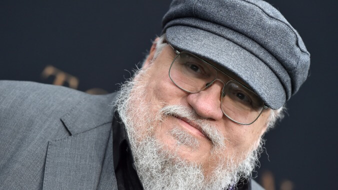 George R.R. Martin hard at work on pretending to work on The Winds Of Winter