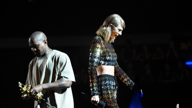 Oh thank Christ, there's a new batch of Kanye/Taylor drama to fixate on today