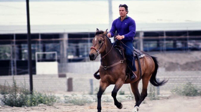 Arnold Schwarzenegger and his barnyard friends urge you to stay inside and eat carrots