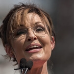 "Not today, Satan," we whisper, as Sarah Palin serenades helpless nation with "Baby Got Back"