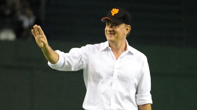 Tom Hanks not too sick to remind us there's still no crying in baseball