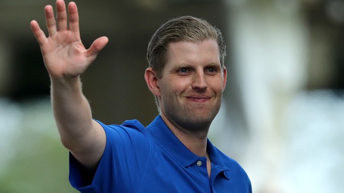 Trump's second-dumbest son falls for months-old "Moves Like Bloomberg" prank