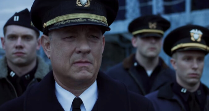 Tom Hanks fights a submarine, feeds his World War II addiction in the Greyhound trailer