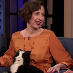 Kristen Schaal brings a robotic cat to her Conan interview, weirds us out