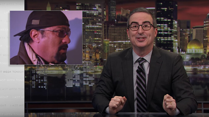 John Oliver examines the vital down-ballot issue of whether your local sheriff is a psychopath