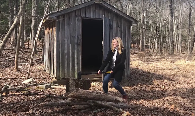 Sam Bee's survival tips involve chopping wood, not being an unbleached asshole