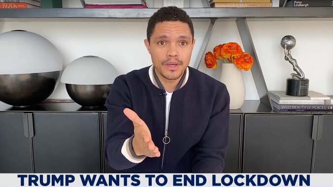 A sequestered Trevor Noah yells at the GOP's plan to trade older Americans for cash