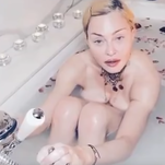 Madonna deletes post calling coronavirus a "great equalizer" from bathtub filled with rose petals