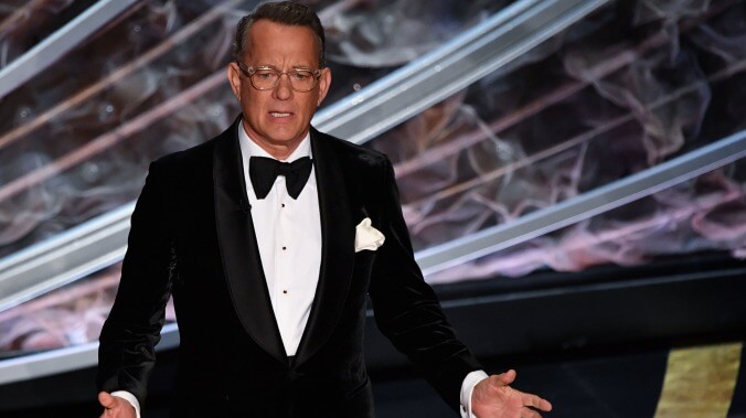 Shall we all sup upon Tom Hanks' precious, life-giving blood?