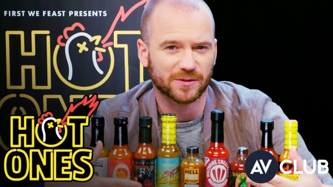 做得如何熱的主持人肖恩·埃文斯（Sean Evans）知道他的辛辣醬嗎？