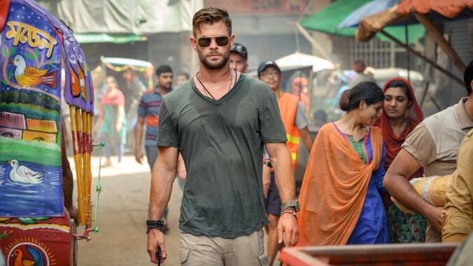 Chris Hemsworth reunites with some Marvel talent for the grisly but generic Extraction