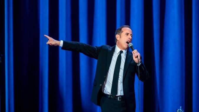 Jerry Seinfeld recycles an old Seinfeld bit in this trailer for his new Netflix special