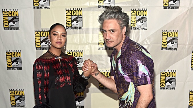 Taika Waititi and Tessa Thompson tease "over the top" Thor sequel, show off stylish concept art