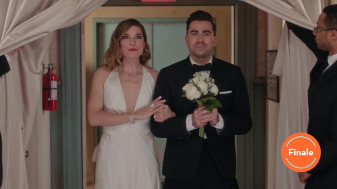 Schitt’s Creek leaves us with a variety of happy endings