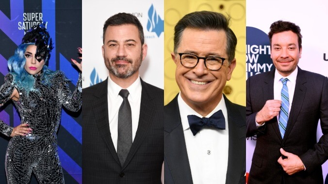 ABC, NBC, and CBS unite Fallon, Kimmel, and Colbert for epic COVID-19 fundraiser curated by Lady Gaga