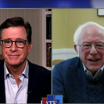 Stephen Colbert scores the first post-candidacy interview with Bernie Sanders