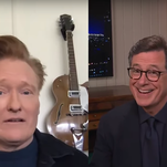 Conan and Colbert decide to just interview each other, possibly get sued by Bob Dylan