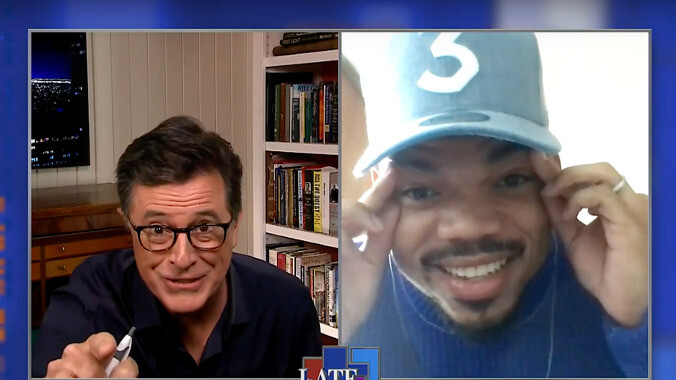 Stephen Colbert wows Chance The Rapper, remembers Chance's lyrics better than Chance