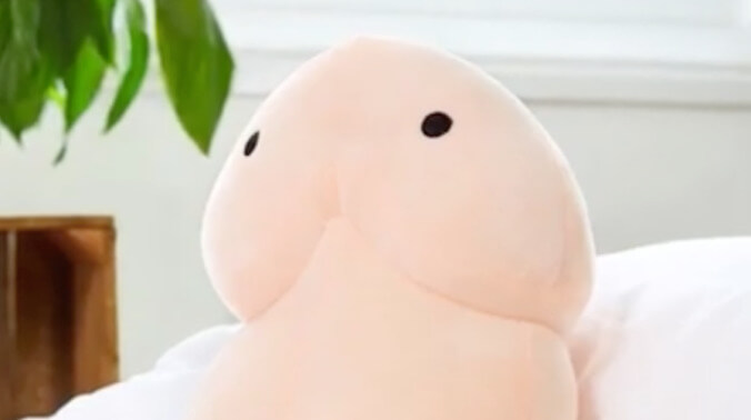 Great news! You can now buy a dick pillow called the "PeePeePlush"