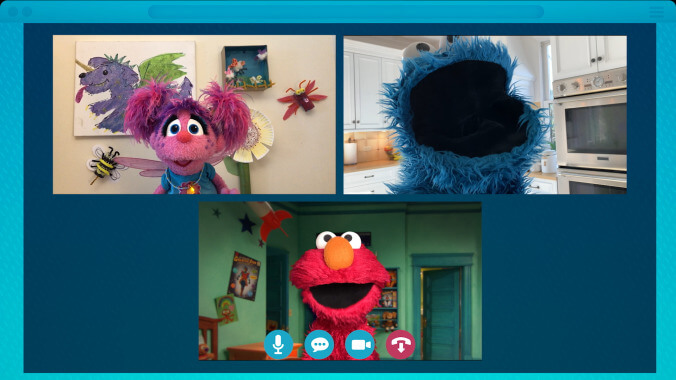 These are the people in your Zoom chat: Sesame Street hosts a social-distancing playdate