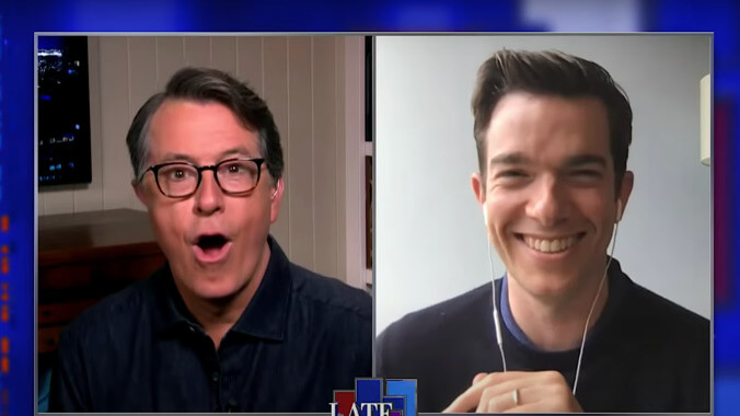 John Mulaney tells Stephen Colbert about his bizarre yet relatable quarantine dreams