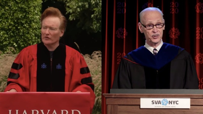 Conan O'Brien, John Waters have some morbidly inspiring words for the class of 2020