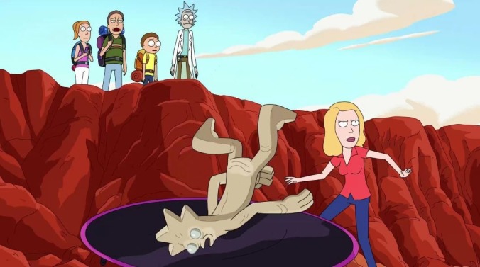 Rick And Morty go camping and have a family-friendly time