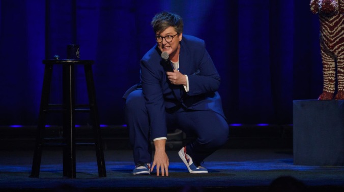 Hannah Gadsby marvels at Nanette's success in the trailer for Douglas, her new Netflix special