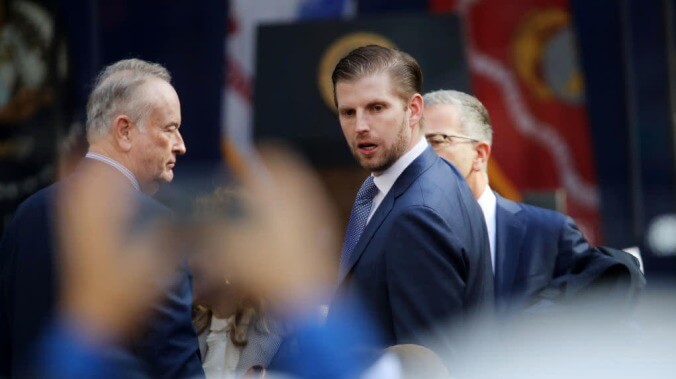 Eric Trump warns Democrats the “chips are starting to crumble,” confusing everyone