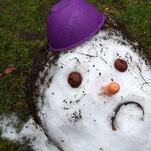 Third graders captioning photo of melting snowman exude doom, apathy, confusion