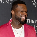 50 Cent seems increasingly tickled by a street artist's goofy meme murals of his face