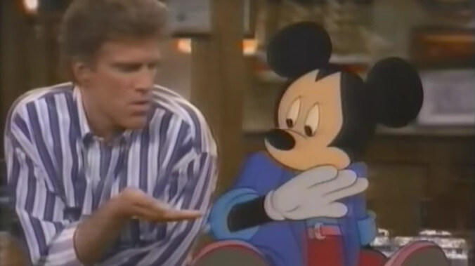 Revisit a simpler time when Mickey Mouse visited the cast of Cheers