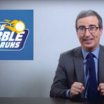 John Oliver rolls up a ridiculously brilliant remedy for our sports-starved existence