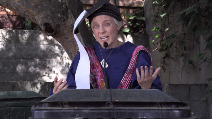 Watch Maria Bamford share some sage advice and ER horror stories with the class of 2020