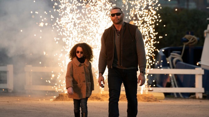 Dave Bautista is another bruiser-turned-babysitter in the flimsy and long-delayed My Spy