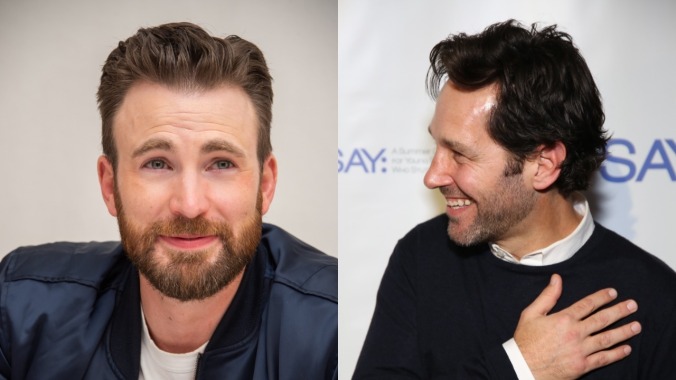 Handsome, charming Chris Evans and Paul Rudd conduct handsome, charming interview with each other