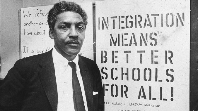 Bayard Rustin was a key figure in the civil rights and gay rights movements